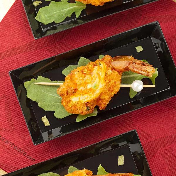 Restaurantware Pixy White Bamboo Pearl Pick - 4" - 1000 Count Box