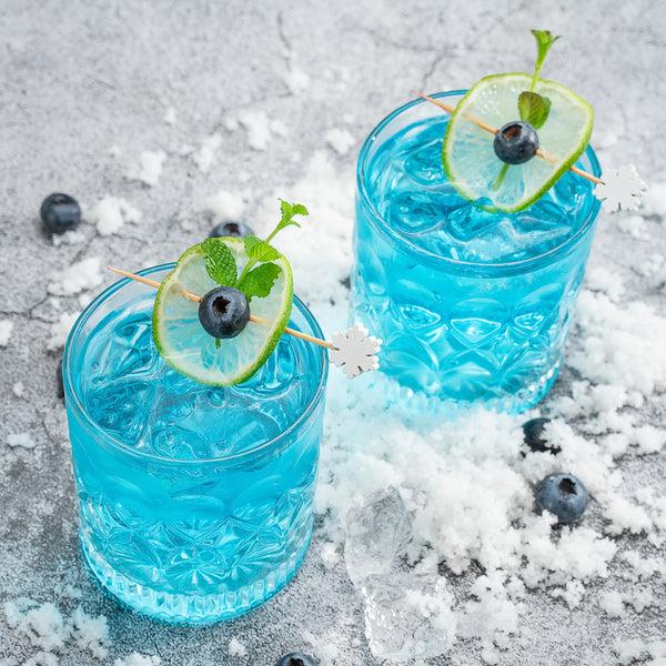 Restaurantware Pixy White Bamboo Snowflake Pick - 3 1/2" - 1000 Count Box