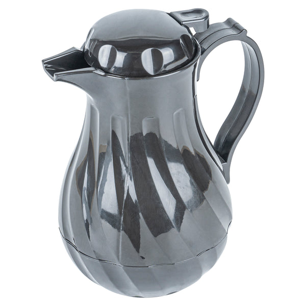 Restaurantware Restpresso 20 Oz Black Thermal Coffee Carafe / Server - 6 1/2" X 5" X 8" - 10 Count Box