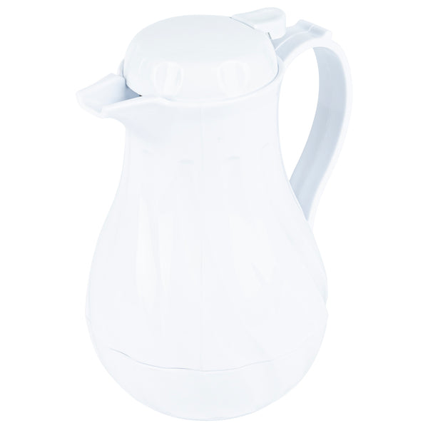 Restaurantware Restpresso 20 Oz White Thermal Coffee Carafe / Server - 6 1/2" X 5" X 8" - 10 Count Box
