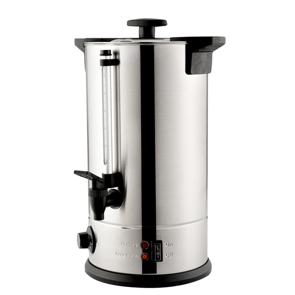Restaurantware Restpresso 3 Gal Silver 13/0 Stainless Steel Coffee Urn - 67 Cup - 8 3/4" X 8 3/4" X 18 3/4" - 1 Count Box