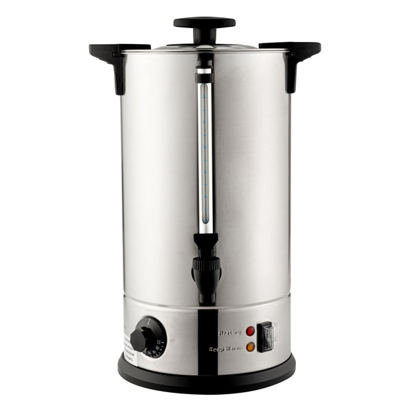 Restaurantware Restpresso 3 Gal Silver 13/0 Stainless Steel Coffee Urn - 67 Cup - 8 3/4" X 8 3/4" X 18 3/4" - 1 Count Box