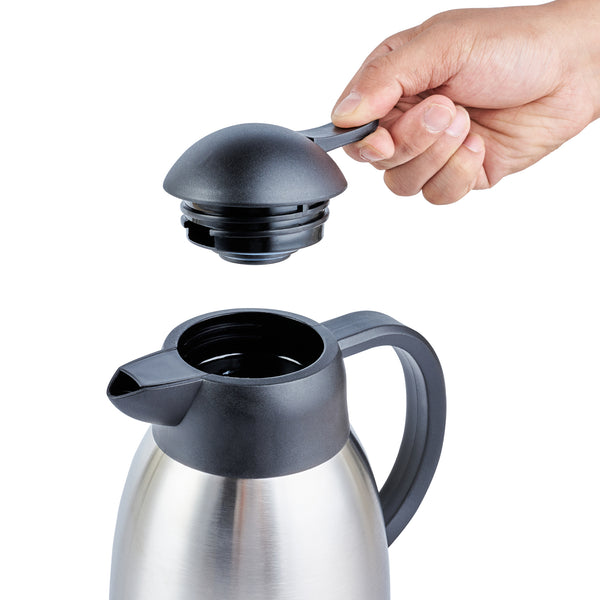 Restaurantware Restpresso 68 Oz Vacuum Insulated Coffee Carafe / Server - 7 3/4" X 5 1/2" X 11" - 1 Count Box