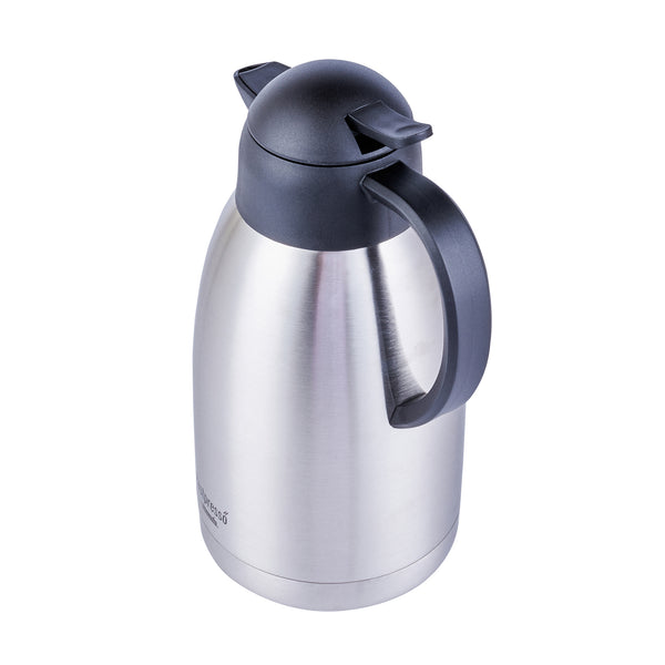 Restaurantware Restpresso 68 Oz Vacuum Insulated Coffee Carafe / Server - With Label Tags - 11 1/4" X 5 1/2" X 7" - 1 Count Box