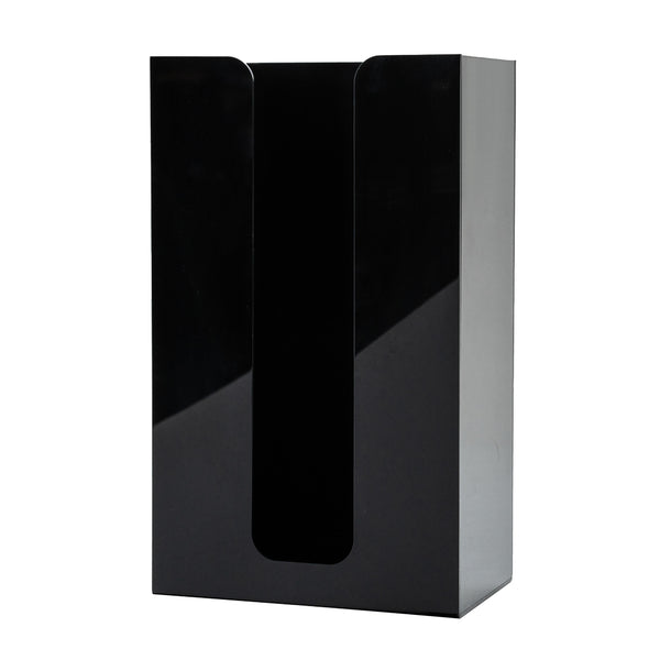 Restaurantware Restpresso Black Acrylic Vertical Coffee Cup Sleeve Dispenser - 6" X 3 1/2" X 10" - 1 Count Box