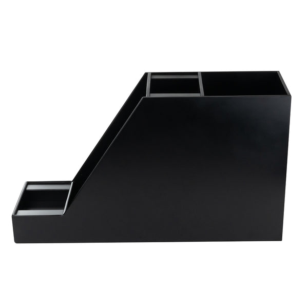 Restaurantware Restpresso Black Bamboo Dual Airpot Coffee Dispenser Display - 23 1/2" X 7" X 13 1/2" - 1 Count Box