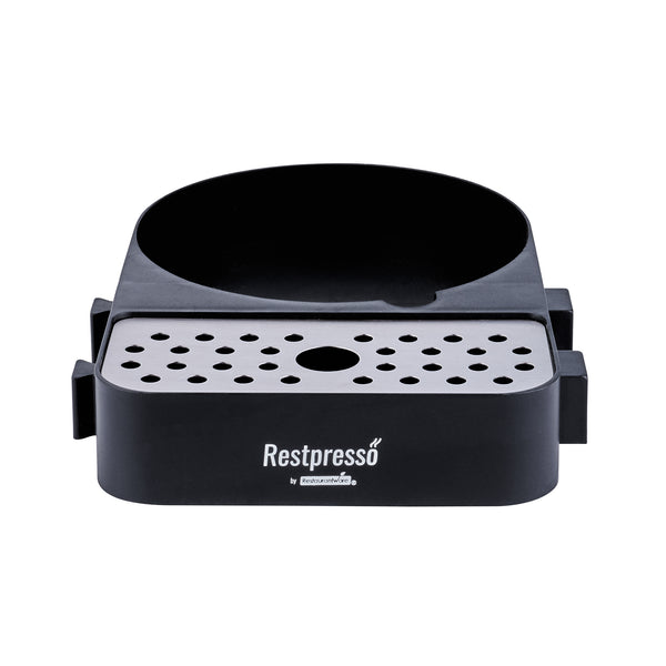 Restaurantware Restpresso Black Modular Airpot Rack - With Drip Tray - 1 Count Box