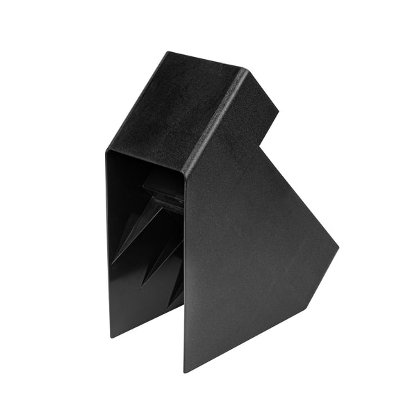 Restaurantware Restpresso Black Plastic Condiment Organizer - 6 Compartments - 6 1/4" X 14 1/2" X 16 1/2" - 1 Count Box