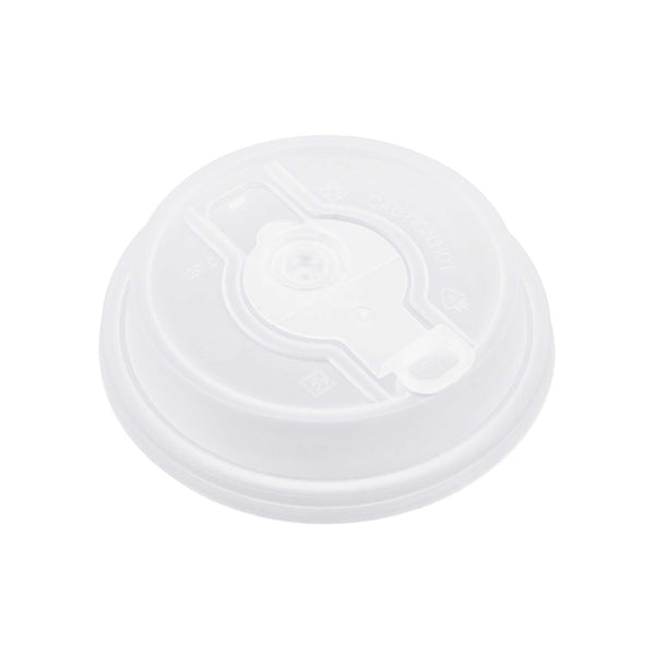 Restaurantware Restpresso Clear Plastic 2-in-1 Straw Or Sippy Coffee Cup Lid - With Detachable Double Plug Fits 8 12 16 And 20 Oz - 500 Count Box