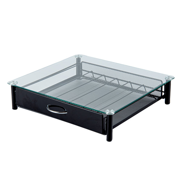 Restaurantware Restpresso Iron Coffee Pod / Capsule Storage Drawer - Holds 36 K-Cups - 15 1/4" X 13 1/2" X 3 1/4" - 1 Count Box