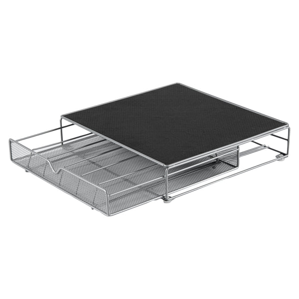 Restaurantware Restpresso Iron Coffee Pod / Capsule Storage Drawer - Holds 36 K-Cups - 13" X 12 1/4" X 3" - 1 Count Box