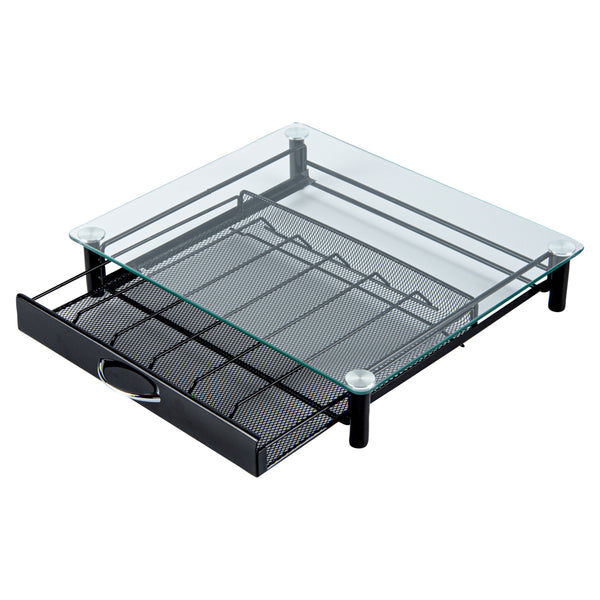 Restaurantware Restpresso Iron Coffee Pod / Capsule Storage Drawer - Holds 36 Caffitaly Or Lavazza Capsules - 14 1/4" X 12 1/4" X 2 3/4" - 1 Count Box