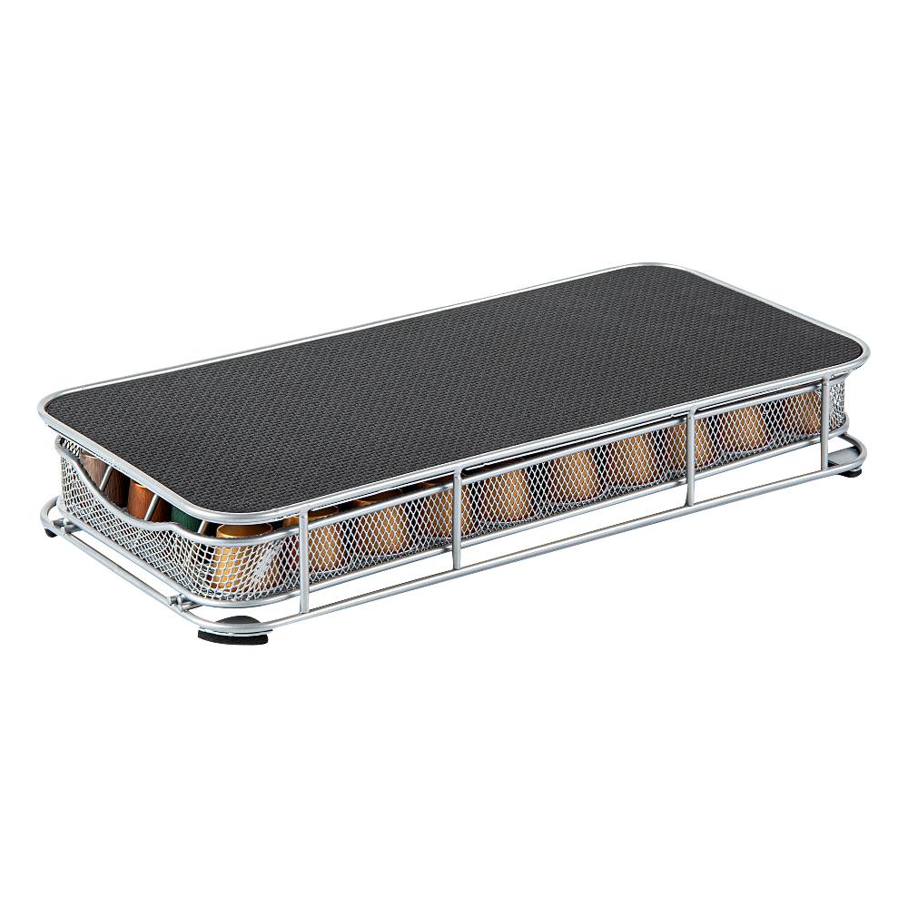 restaurantware Restpresso Iron Coffee Pod / Capsule Storage Drawer - Holds 40 Nespresso Capsules - 14 3/4" x 7 1/4" x 2 1/2" - 1 count box
