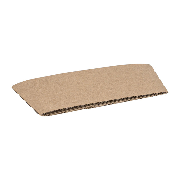 Restaurantware Restpresso Kraft Paper Coffee Cup Sleeve - Fits 12 / 16 / 20 Oz Cups - 1000 Count Box