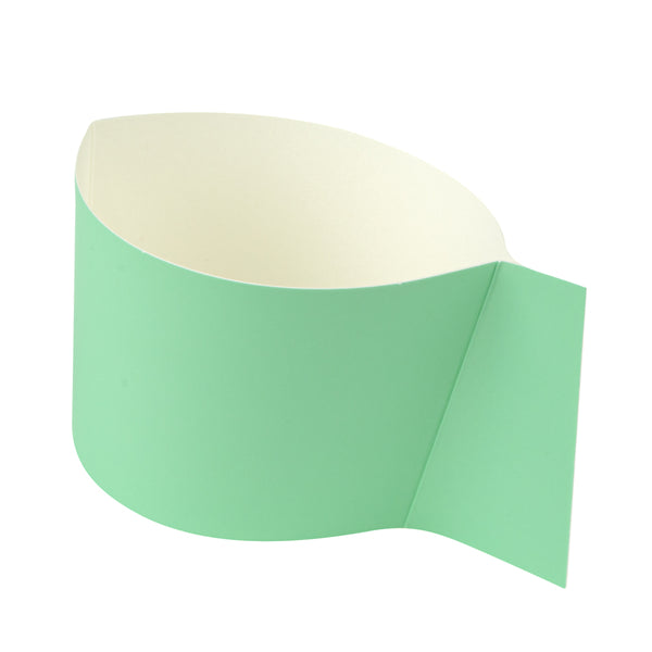 Restaurantware Restpresso Mint Green Paper Coffee Cup Sleeve - With Handle Fits 12 / 16 / 20 Oz Cups - 1000 Count Box