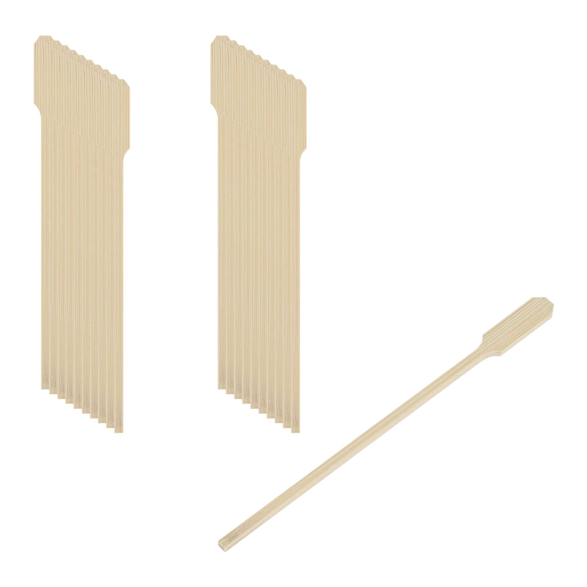 restaurantware Restpresso Natural Bamboo Paddle Coffee Stirrer - 6" - 1000 count box