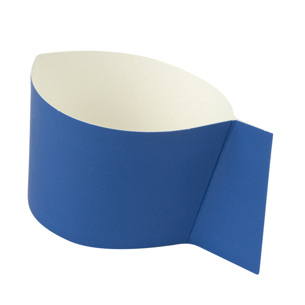Restaurantware Restpresso Navy Blue Paper Coffee Cup Sleeve - With Handle Fits 12 / 16 / 20 Oz Cups - 1000 Count Box
