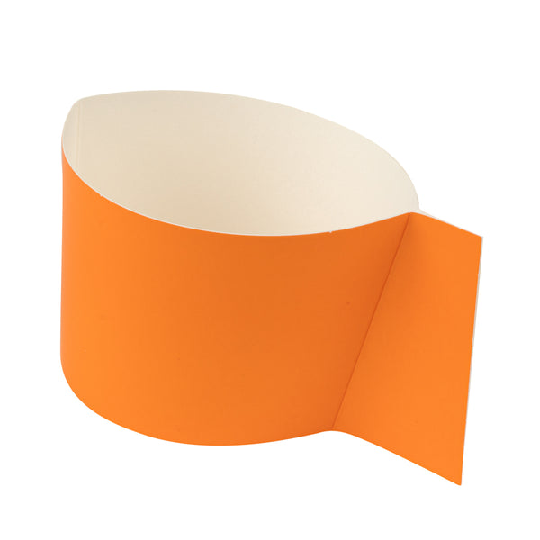 Restaurantware Restpresso Orange Paper Coffee Cup Sleeve - With Handle Fits 12 / 16 / 20 Oz Cups - 1000 Count Box