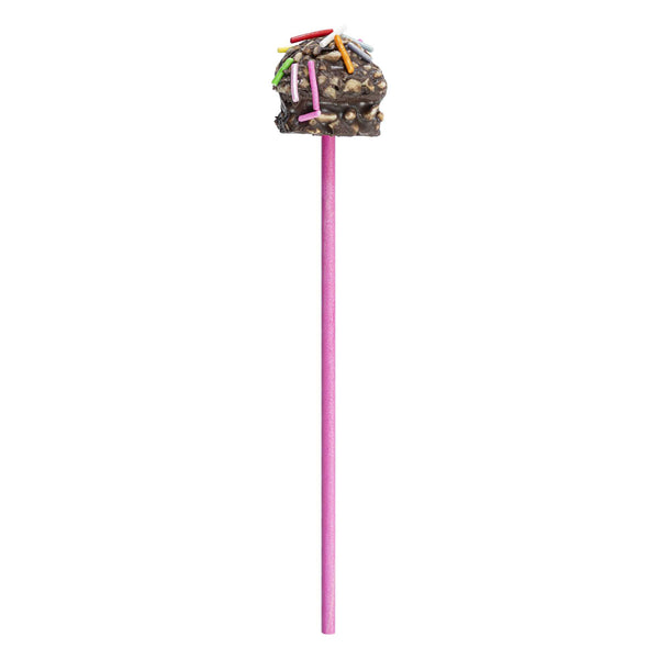 Restaurantware Restpresso Pink Paper Cake Pop And Lollipop Stick - Biodegradable - 6" X 5/32" - 100 Count Box