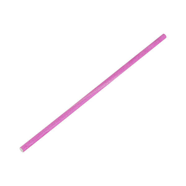 Restaurantware Restpresso Pink Paper Cake Pop And Lollipop Stick - Biodegradable - 6" X 5/32" - 100 Count Box