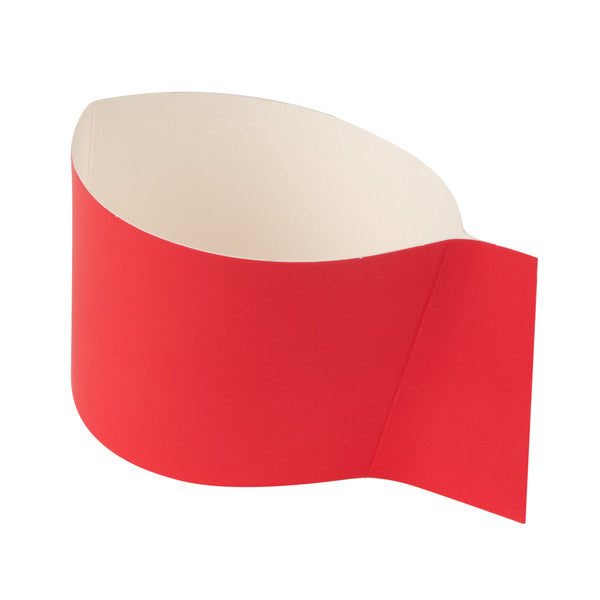 Restaurantware Restpresso Red Paper Coffee Cup Sleeve - With Handle Fits 12 / 16 / 20 Oz Cups - 1000 Count Box