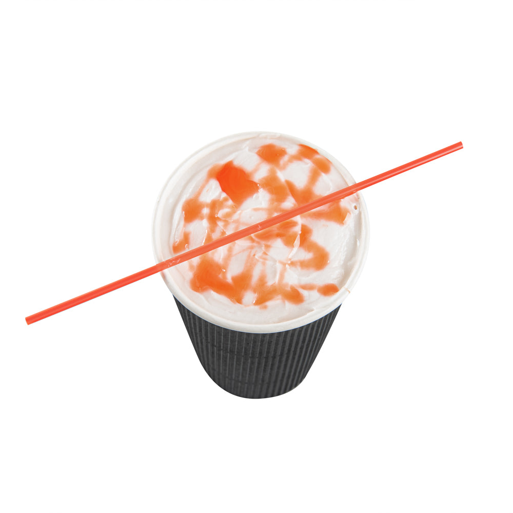 restaurantware Restpresso Red Plastic Coffee Stirrer / Sip Straw - 7" - 5000 count box