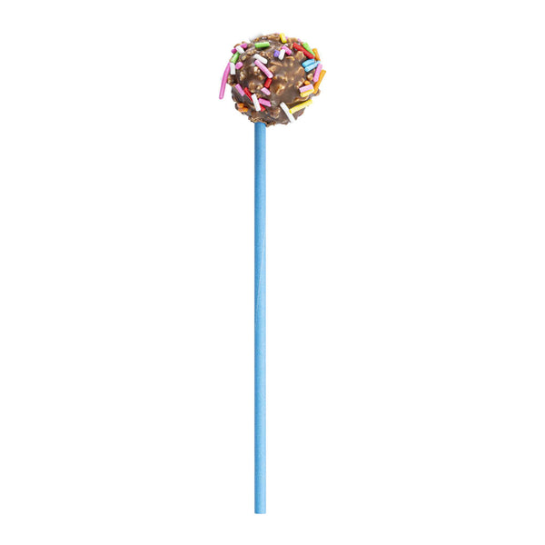 Restaurantware Restpresso Sky Blue Paper Cake Pop And Lollipop Stick - Biodegradable - 6" X 5/32" - 100 Count Box