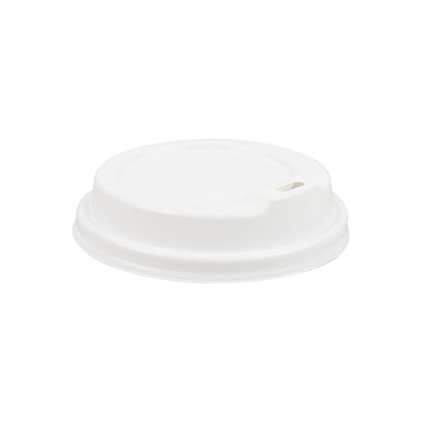 Restaurantware Restpresso White Plastic Coffee Cup Lid - Elevated Spout Fits 8 12 16 And 20 Oz - 500 Count Box