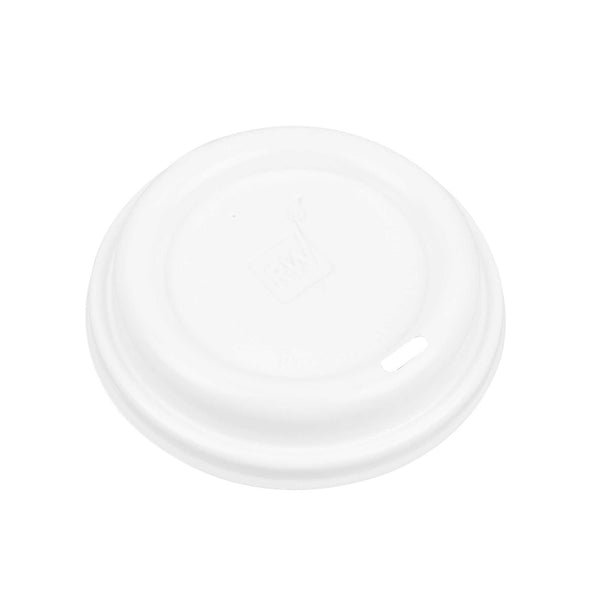 Restaurantware Restpresso White Plastic Coffee Cup Lid - Fits 8 12 16 And 20 Oz - 500 Count Box