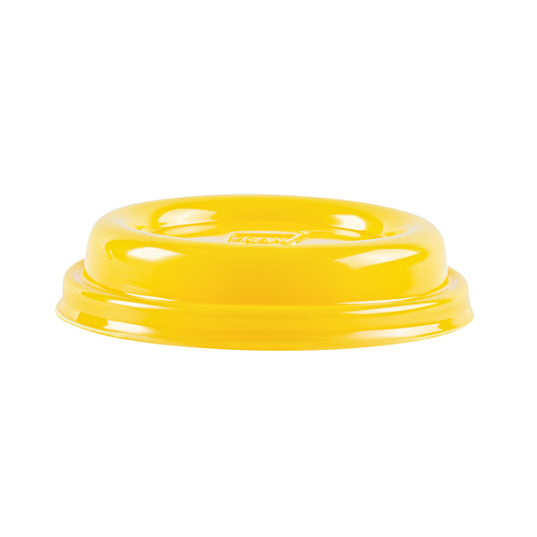 Restaurantware Restpresso Yellow Plastic Coffee Cup Lid - Fits 8 12 16 And 20 Oz - 500 Count Box