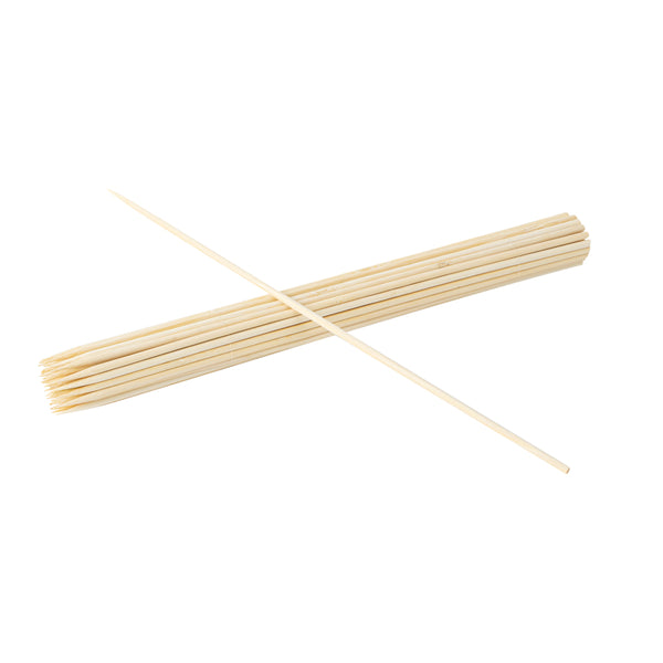Restaurantware Robata Sturdy Natural Bamboo Grilling Skewer - Heavy Duty - 12" - 1000 Count Box