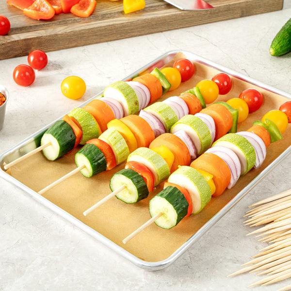 Restaurantware Robata Sturdy Natural Bamboo Grilling Skewer - Heavy Duty - 12" - 1000 Count Box
