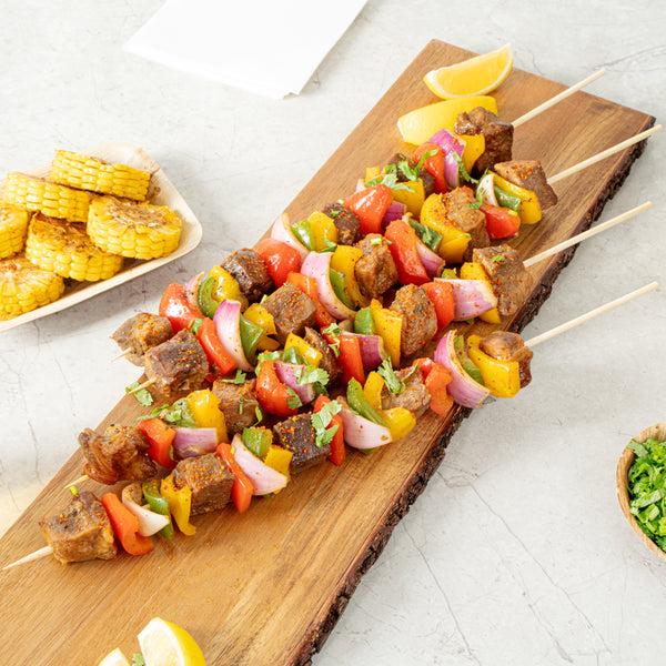 Restaurantware Robata Sturdy Natural Bamboo Grilling Skewer - Heavy Duty - 16" - 1000 Count Box