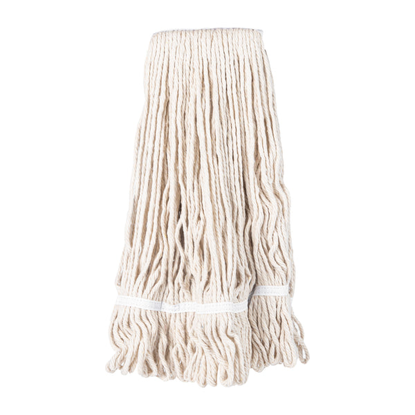 Restaurantware RW Clean 24 Oz White Poly-Cotton Blend Wet Mop Head - Loop End - 1 Count Box