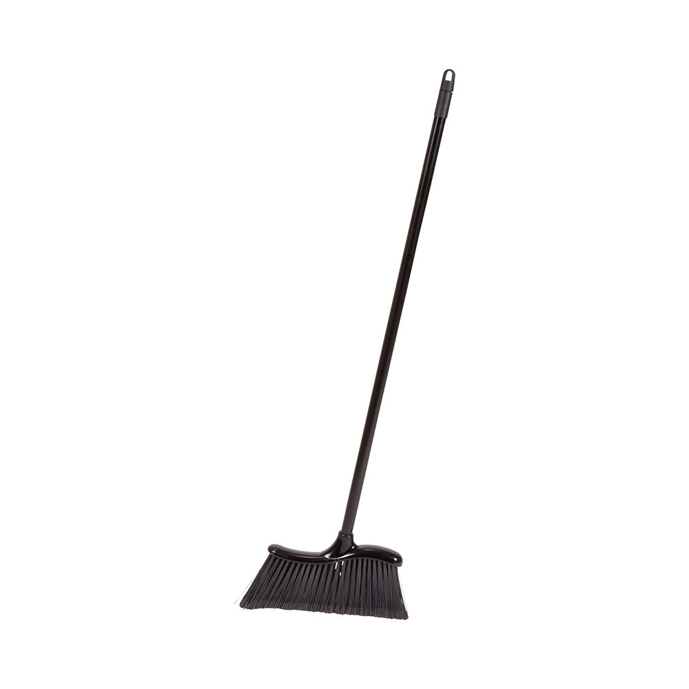 restaurantware RW Clean Black Angle Broom - 12" x 2" x 39" - 1 count box