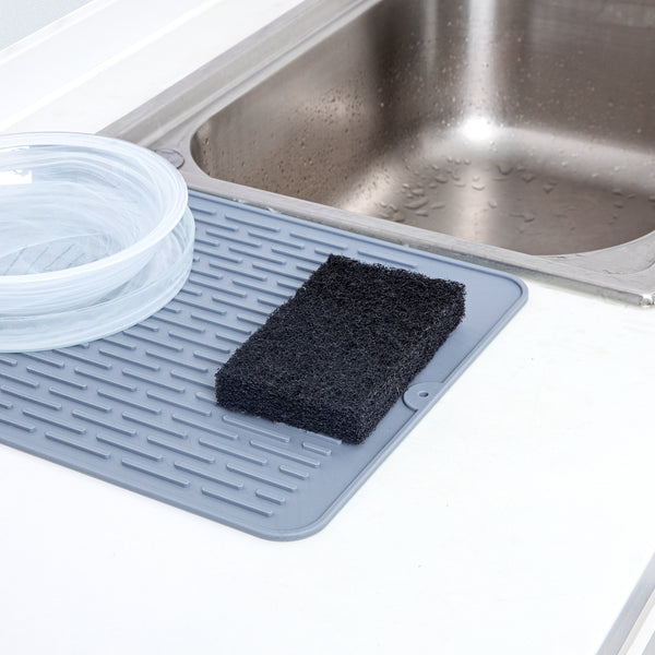Restaurantware RW Clean Black Heavy-Duty Scouring Pad - Multi-Purpose - 6" X 3 1/2" X 1" - 10 Count Box
