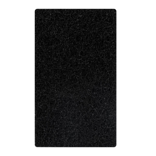 Restaurantware RW Clean Black Heavy-Duty Scouring Pad - Multi-Purpose - 6" X 3 1/2" X 1" - 10 Count Box