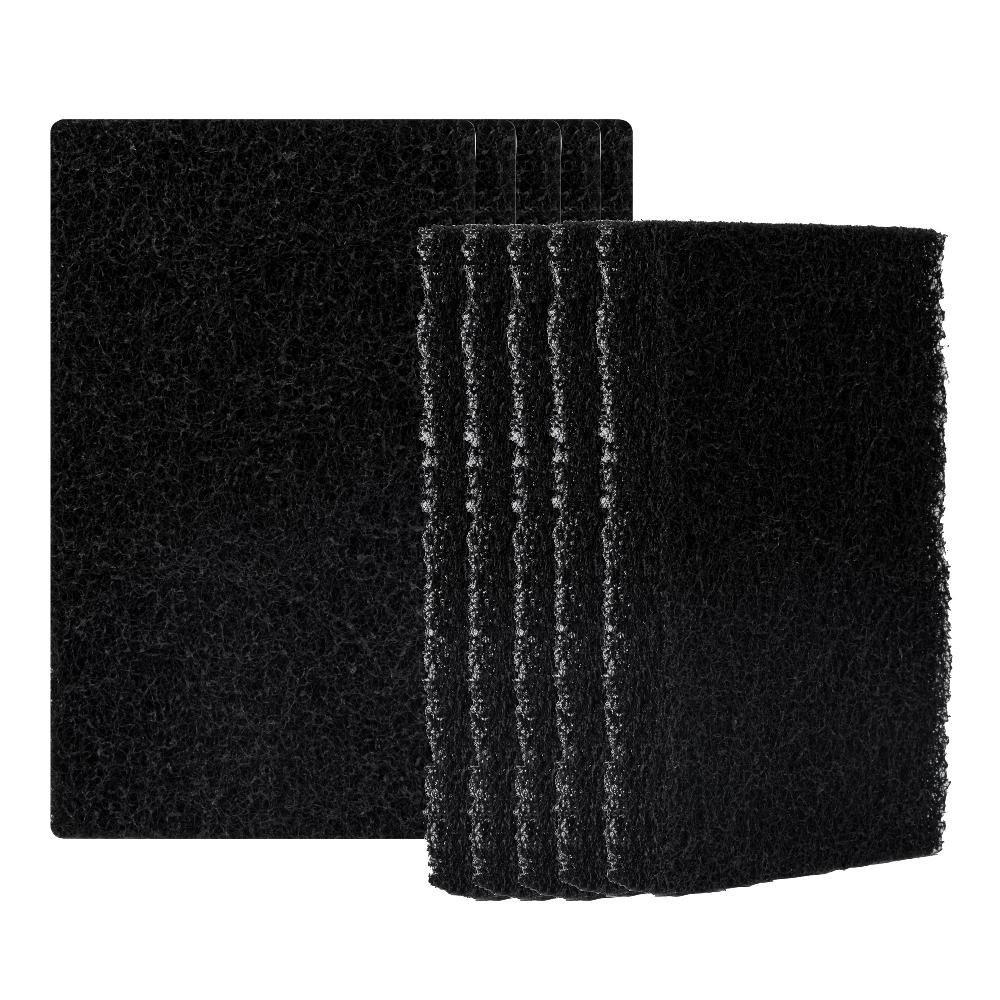restaurantware RW Clean Black Heavy-Duty Scouring Pad - Multi-Purpose - 6" x 3 1/2" x 1" - 10 count box