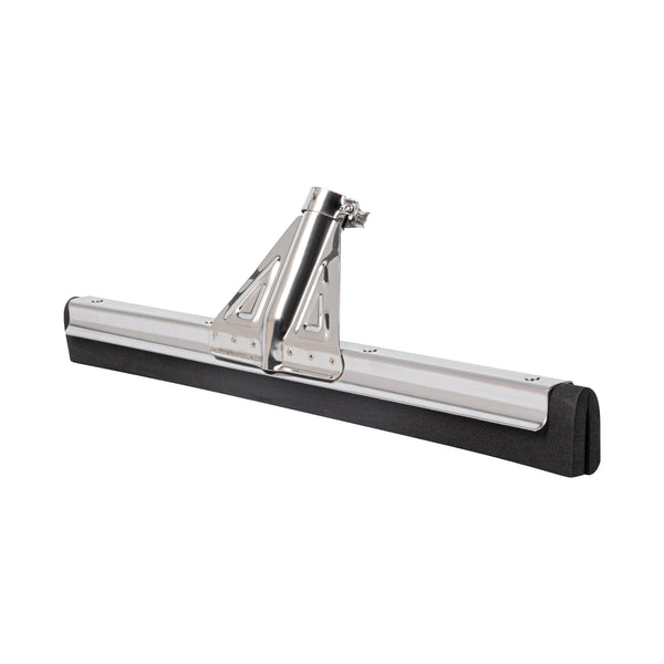 Restaurantware RW Clean Stainless Steel Floor Squeegee - 17 3/4" X 5" X 1 1/2" - 1 Count Box