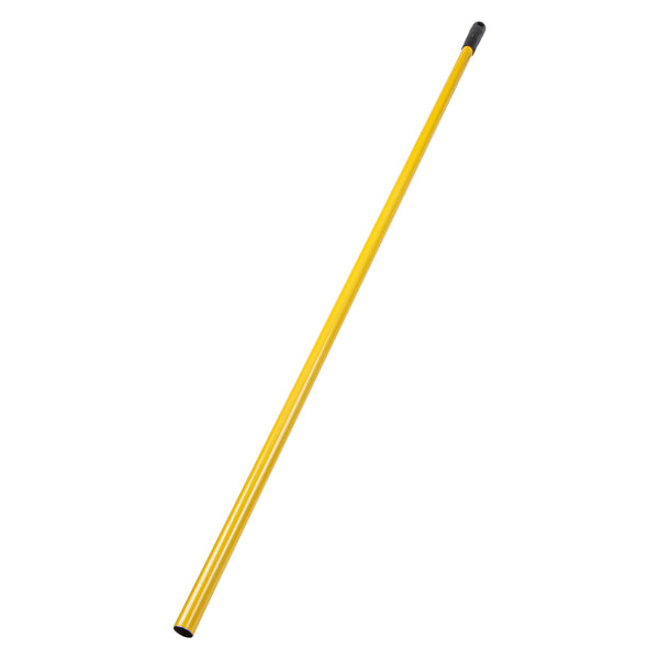 Restaurantware RW Clean Yellow Iron Handle For Floor Squeegee - 54 1/4" X 1 1/4" X 1 1/4" - 1 Count Box