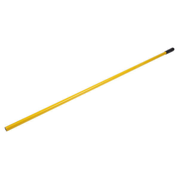 Restaurantware RW Clean Yellow Iron Handle For Floor Squeegee - 54 1/4" X 1 1/4" X 1 1/4" - 1 Count Box