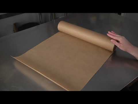 Restaurantware RW Eco Kraft Recyclable Paper Table Runner Roll - 16" X 98' - 1 Count Box