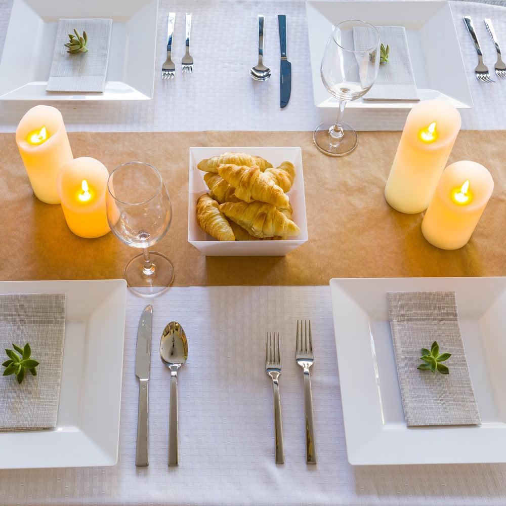 restaurantware RW Eco Kraft Recyclable Paper Table Runner Roll - 16" x 98' - 1 count box