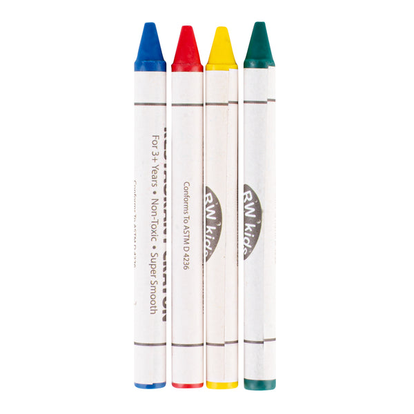 Restaurantware RW Kids Assorted Restaurant Crayons - 4 Pack In Print Box - 1000 Count Box