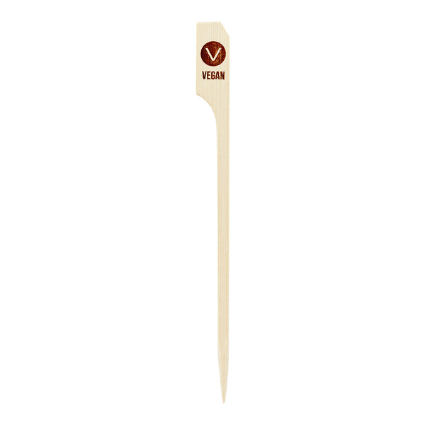 Restaurantware RW Smart Natural Bamboo Paddle Pick / Food Marker - 4" - 1000 Count Box