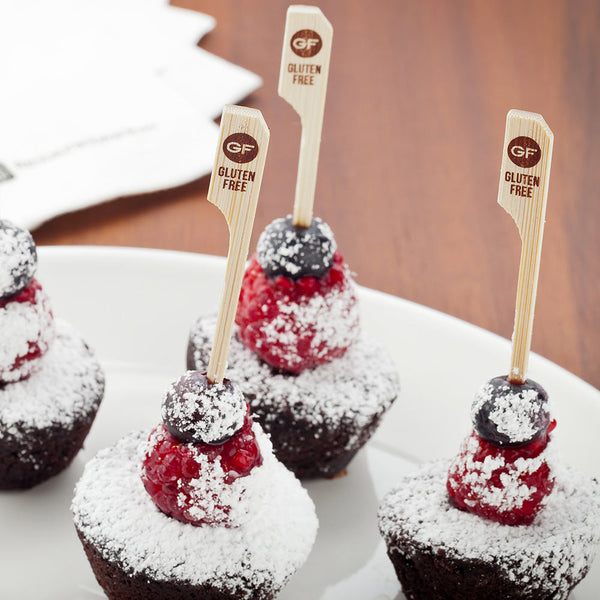 Restaurantware RW Smart Natural Bamboo Paddle Pick / Food Marker - Gluten Free - 4" - 1000 Count Box