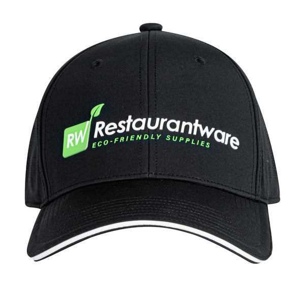 Restaurantware RW Threads Black Adjustable Perforated Hat - 1 Count Box