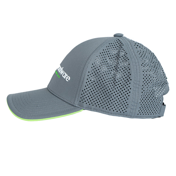 Restaurantware RW Threads Dark Gray Adjustable Trucker Hat - 1 Count Box