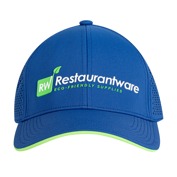 Restaurantware RW Threads Navy Blue Adjustable Trucker Hat - 1 Count Box