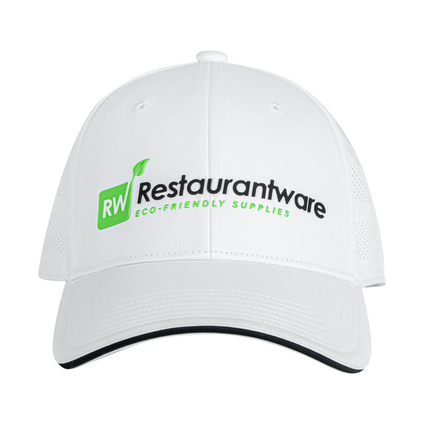 Restaurantware RW Threads White Adjustable Perforated Hat - 1 Count Box